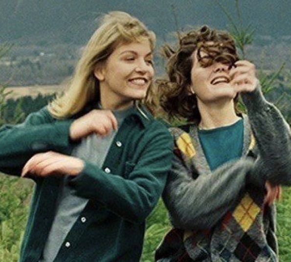 Photo of Laura and Donna dancing